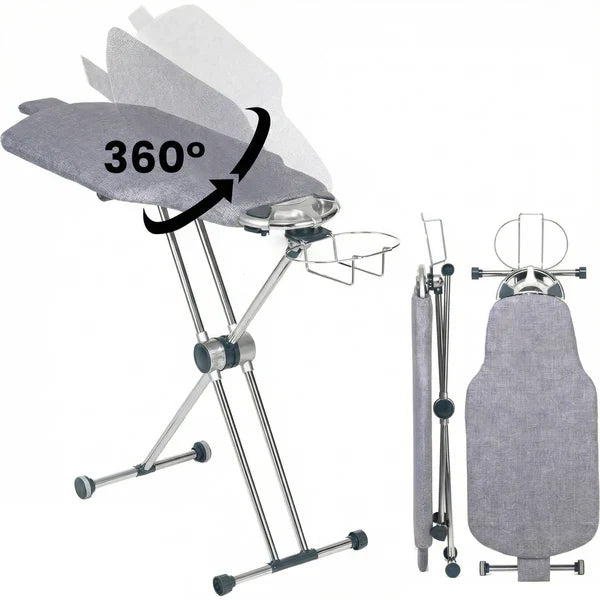 Tábua de Passar Roupas 360° Completa e Ajustável